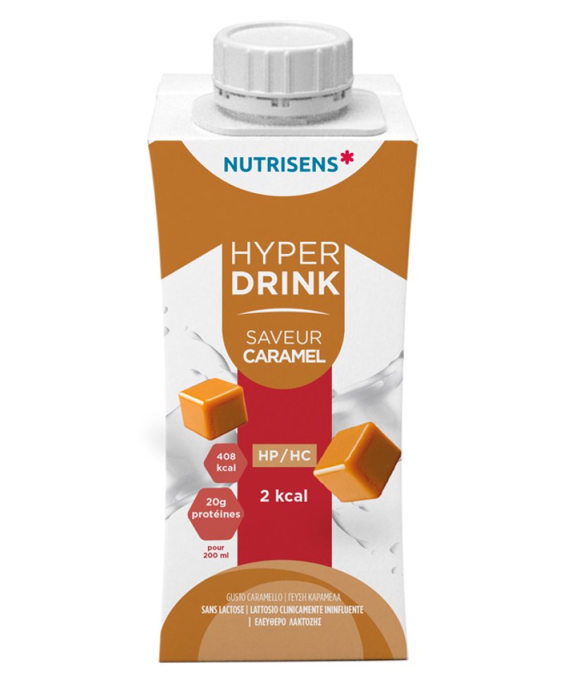 HYPERDRINK 2KCAL CARAM 4X200ML