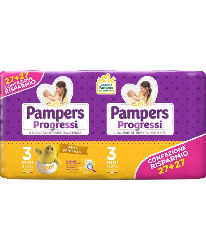 PAMPERS PROGRESSI MIDI 54PZ