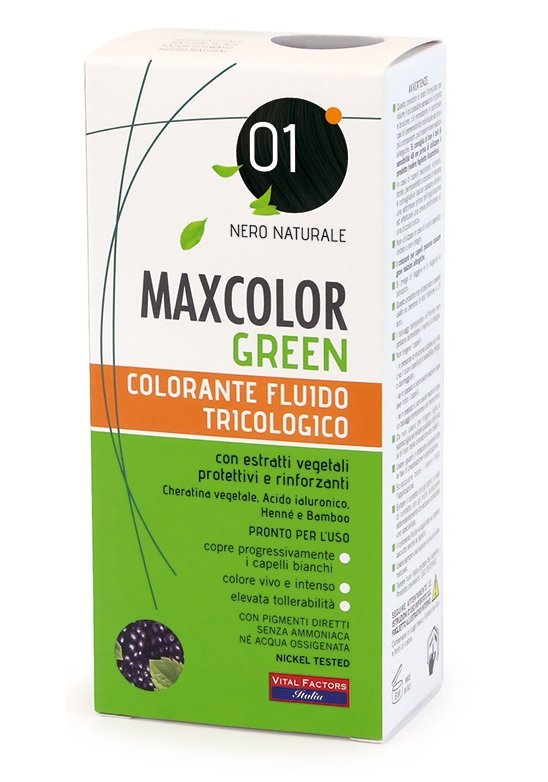 MAXCOLOR GREEN 01 NERO NAT