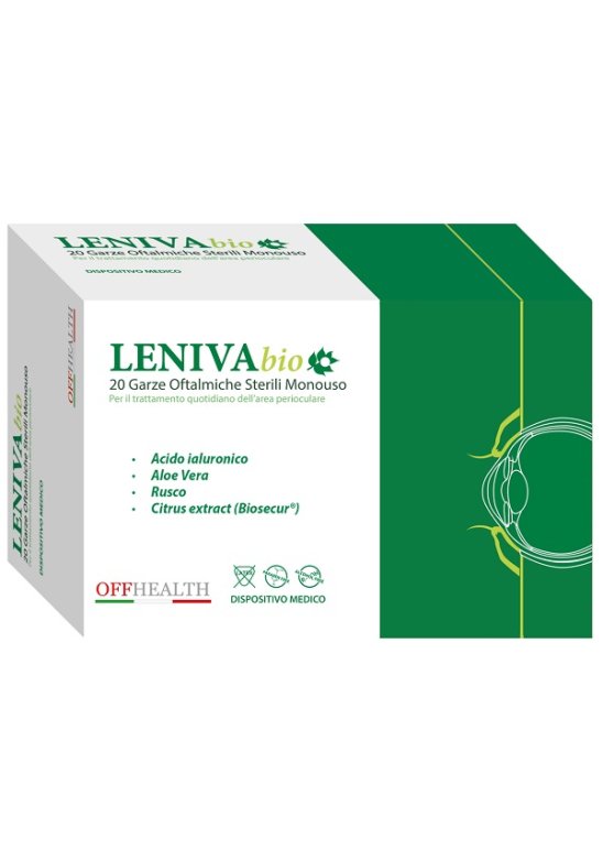 LENIVA BIOSECUR GARZE OFT 20PZ