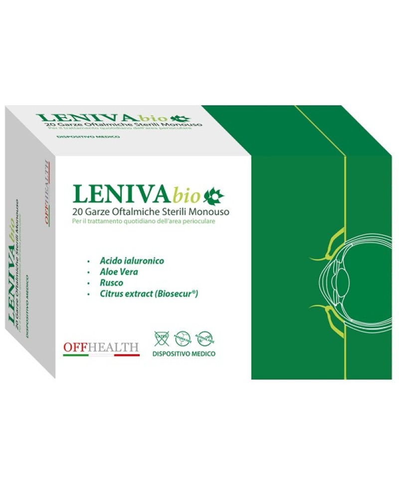 LENIVA BIOSECUR GARZE OFT 20PZ