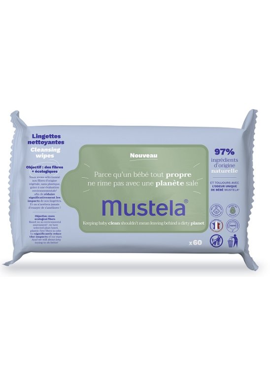 MUSTELA SALVIETTE DETERGENT60P