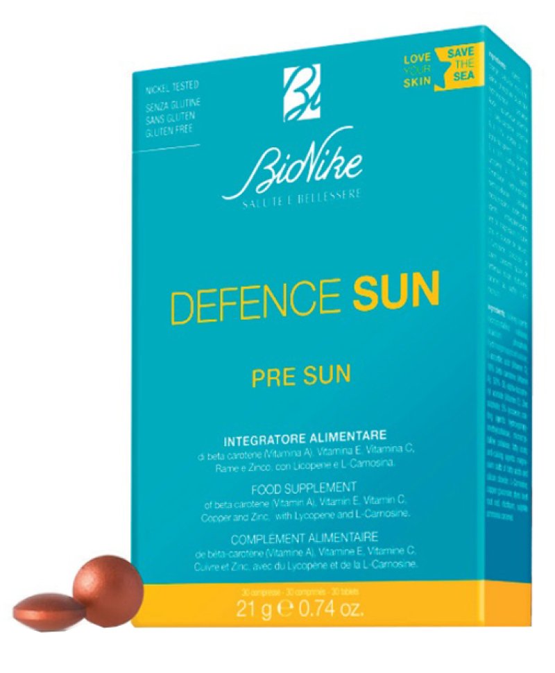 DEFENCE SUN PRE SUN 30 Compresse