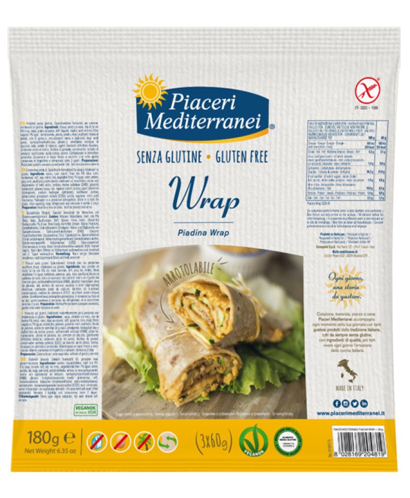 PIACERI MEDIT PIADINA WRAP180G