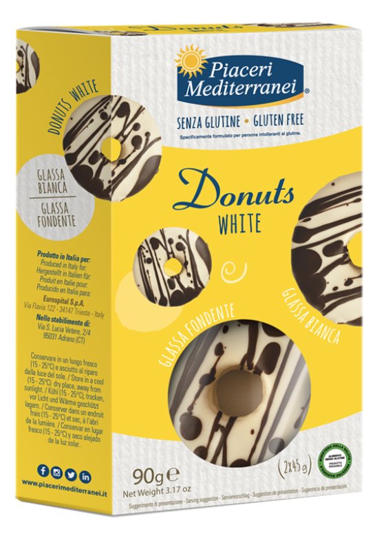 PIACERI MEDIT DONUTS WHITE 2X45G