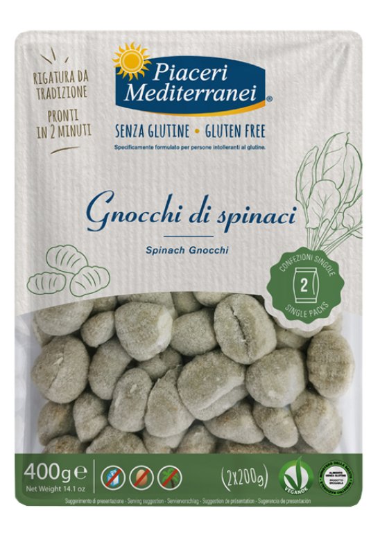 PIACERI MEDIT GNOC SPINACI400G