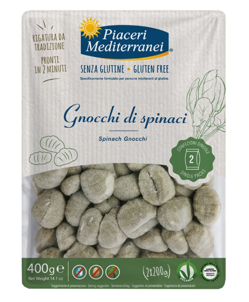 PIACERI MEDIT GNOC SPINACI400G