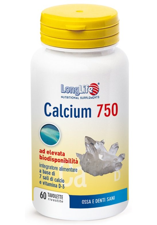 LONGLIFE CALCIUM 750MG 60TAV