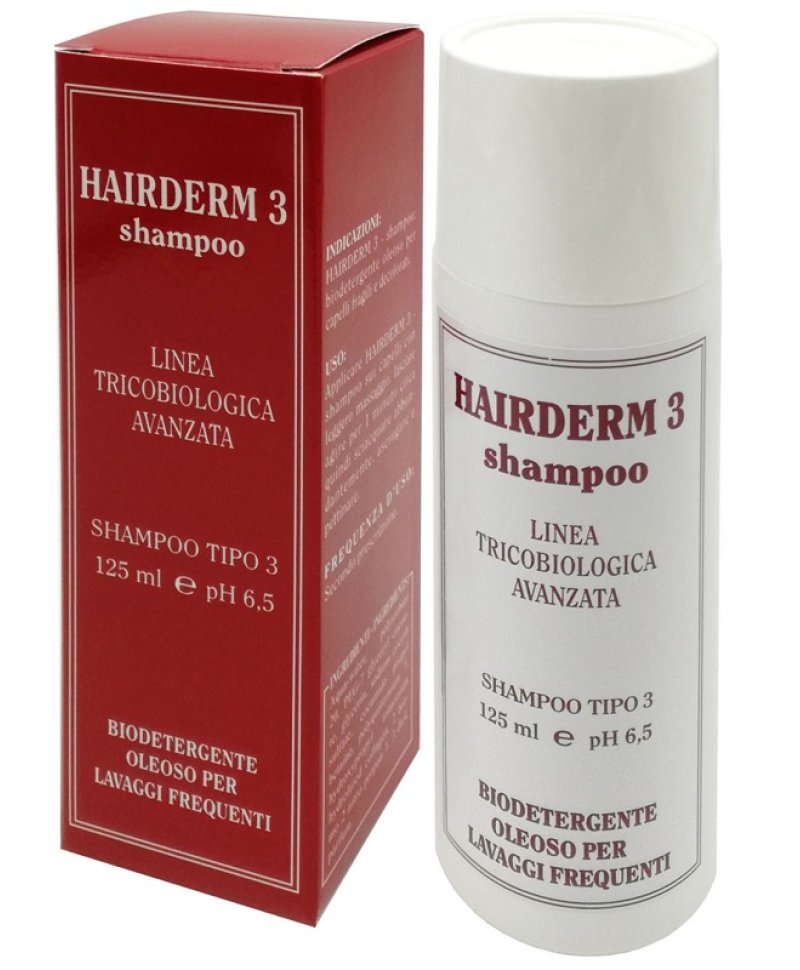 HAIRDERM SHAMPOO 3 LAVAGGI FRE