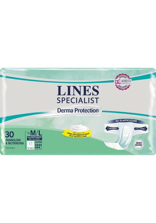 LINES SP DERM SUP PAN M/L 30PZ