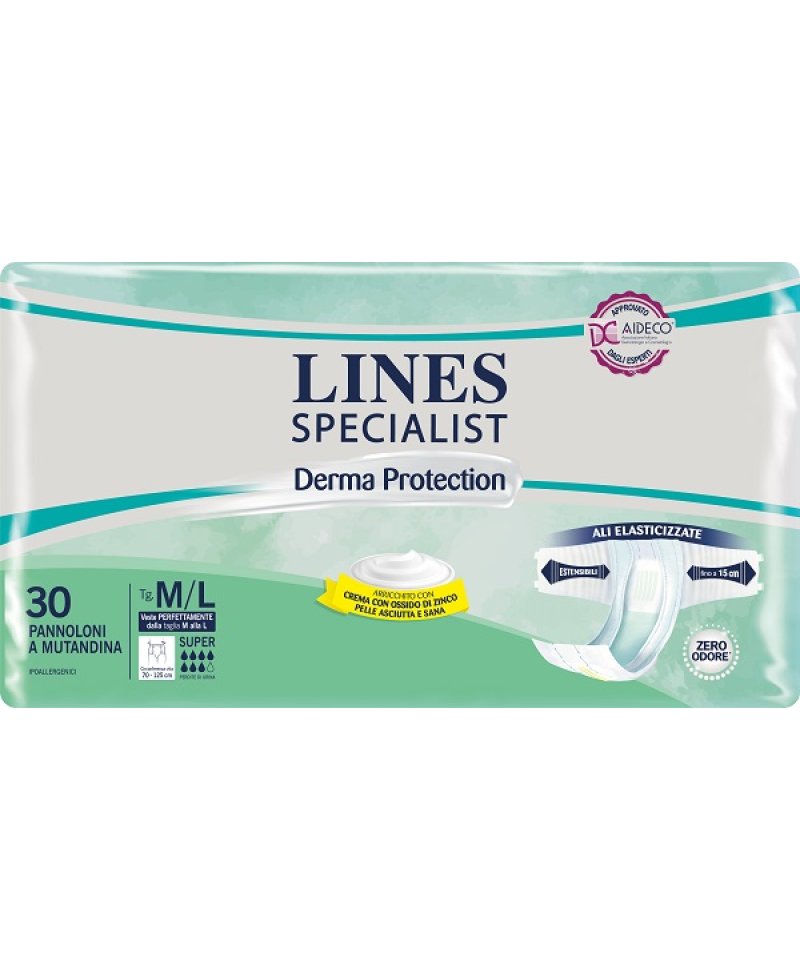 LINES SP DERM SUP PAN M/L 30PZ