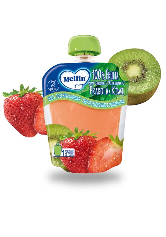 MELLIN POUCH FRAGOLA KIWI 90G