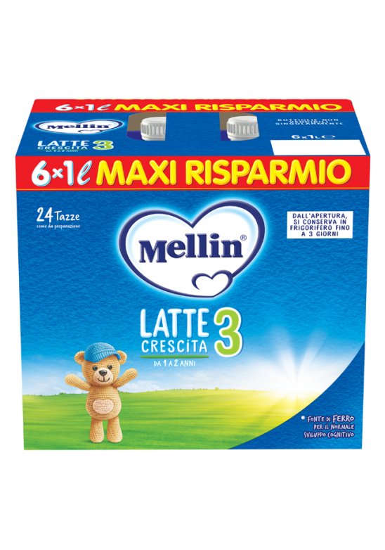 MELLIN 3 LATTE 6X1000ML