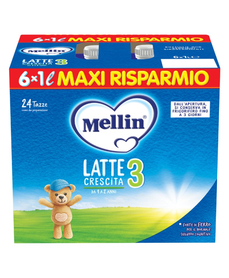 MELLIN 3 LATTE 6X1000ML MELLIN 3 LATTE 6X1000ML