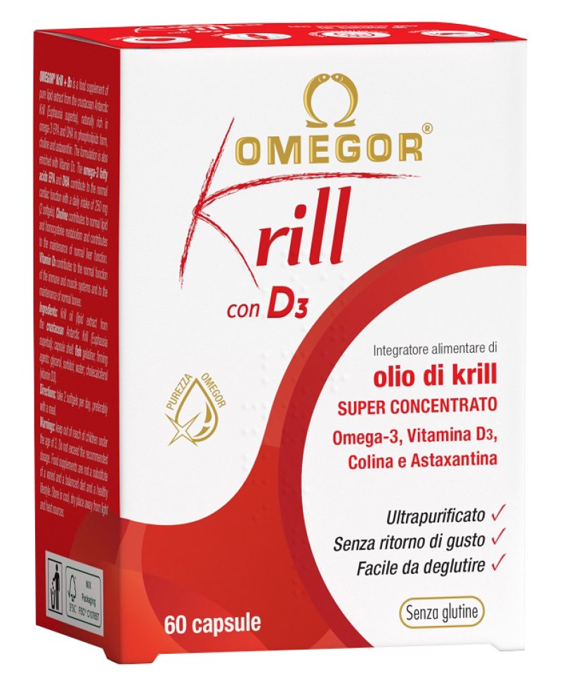 OMEGOR KRILL D3 60CPS OMEGOR KRILL D3 60CPS
