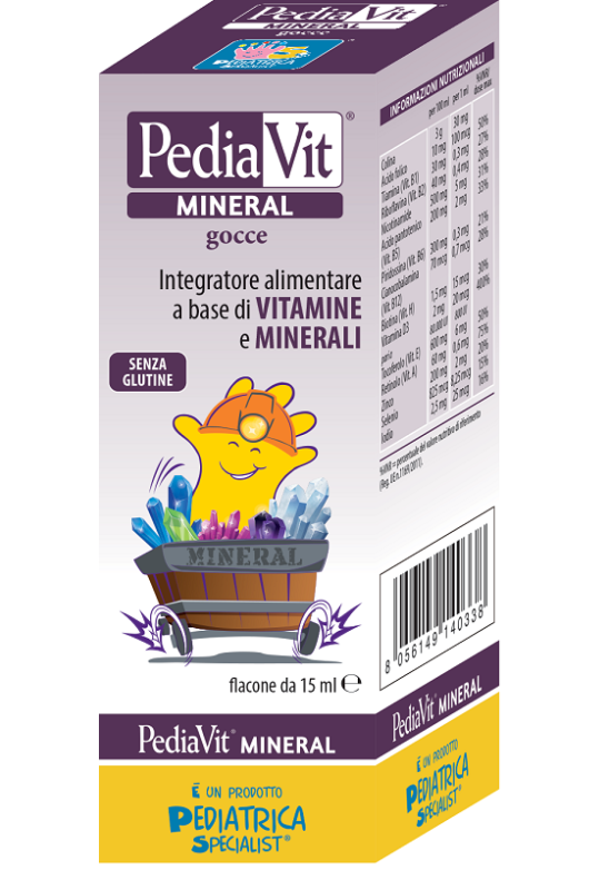 PEDIAVIT MINERAL GOCCE 15ML