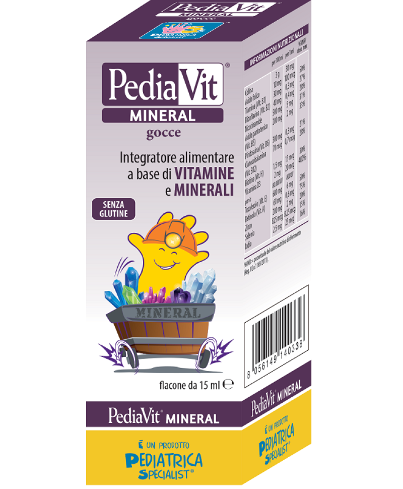 PEDIAVIT MINERAL GOCCE 15ML