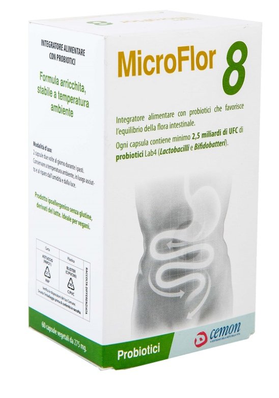 MICROFLOR 8 60 Capsule VEG NO FRIGO