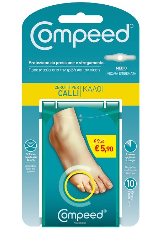 COMPEED CALLI MEDIO 10PZ PROMO