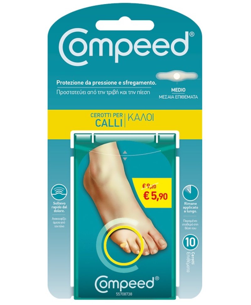 COMPEED CALLI MEDIO 10PZ PROMO