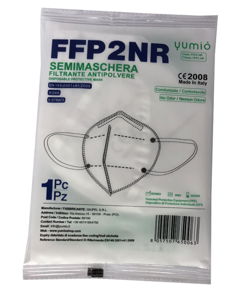 MASCHERINA FFP2 BIANCA 1PZ