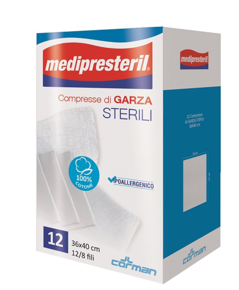 GARZA MEDIPRESTERIL 12/8 36X40