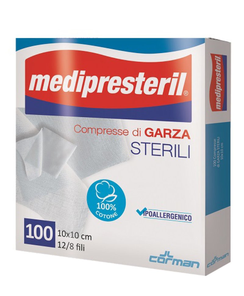 GARZA MEDIPRESTERIL 12/8 10X10