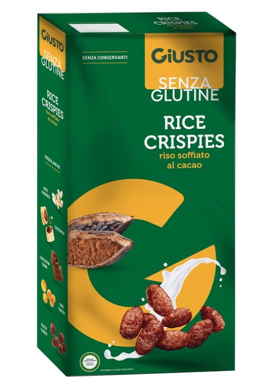 GIUSTO-S/G RICE CRISPIES CACAO