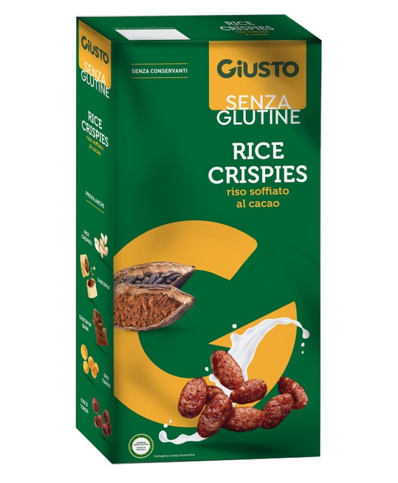 GIUSTO-S/G RICE CRISPIES CACAO