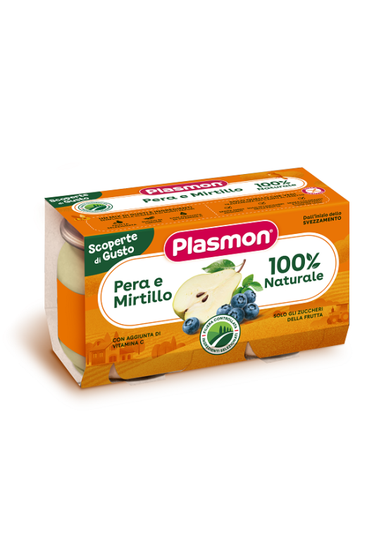 PLASMON OMOG PERA MIRTILLO 2X104