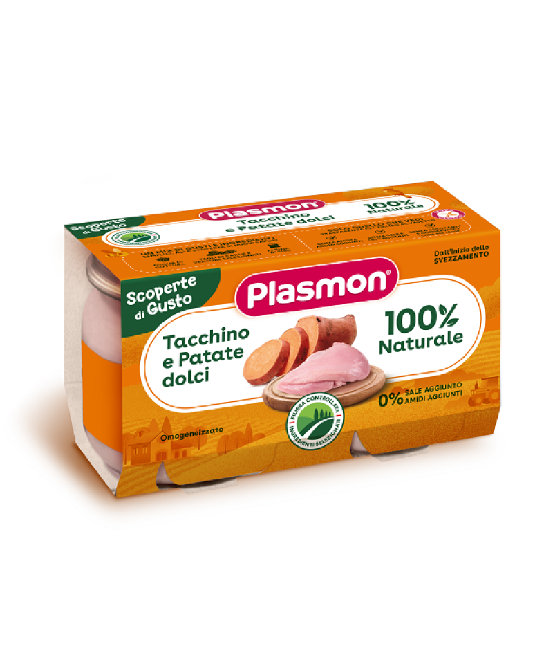 PLASMON OMOG TACCHINO PATA 2X120