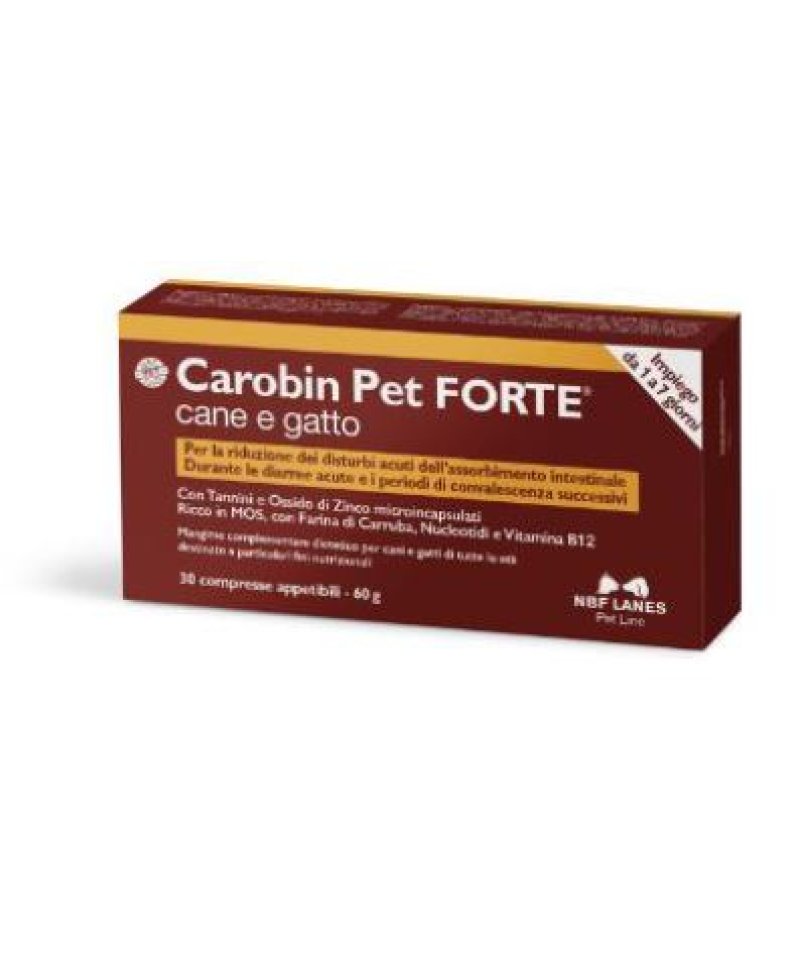 CAROBIN PET FORTE 30 Compresse