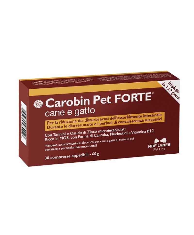 CAROBIN PET FORTE 30 Compresse