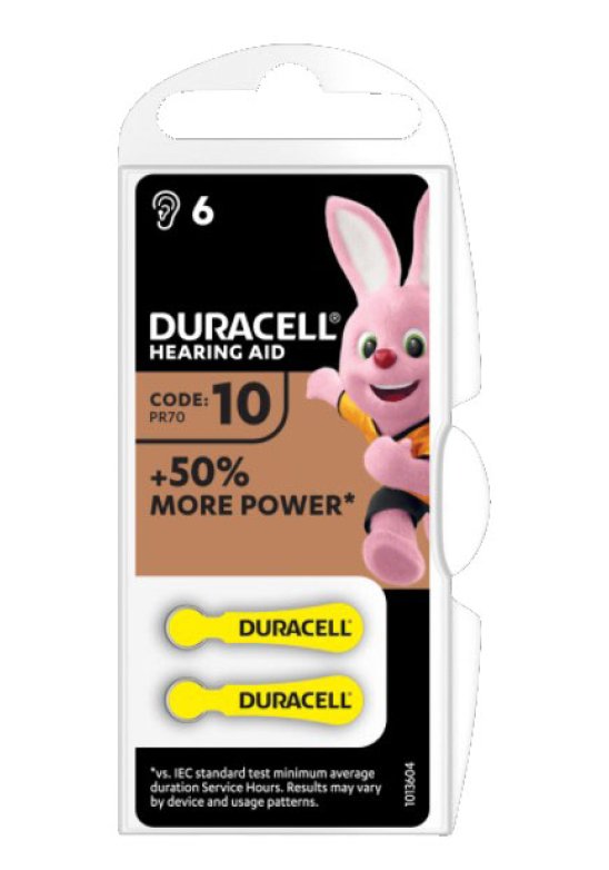 DURACELL EASY TAB 10 GIALLO