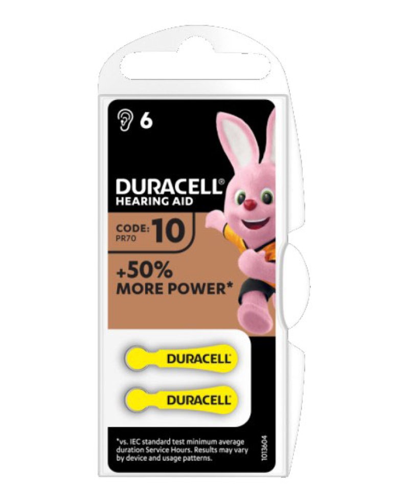 DURACELL EASY TAB 10 GIALLO