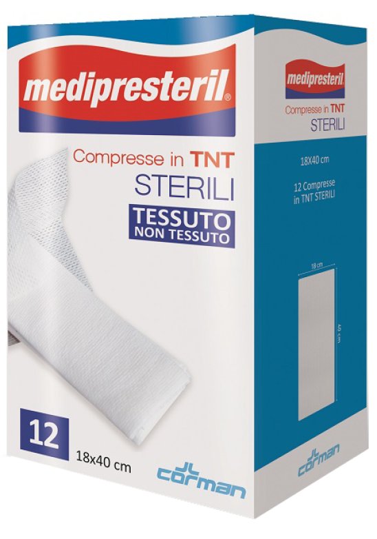 MEDIPRESTERIL COMPR TNT 18X40