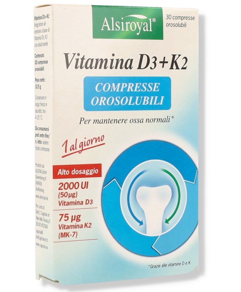 VITAMINA D3(2000U.I.)+K2 30 Compresse