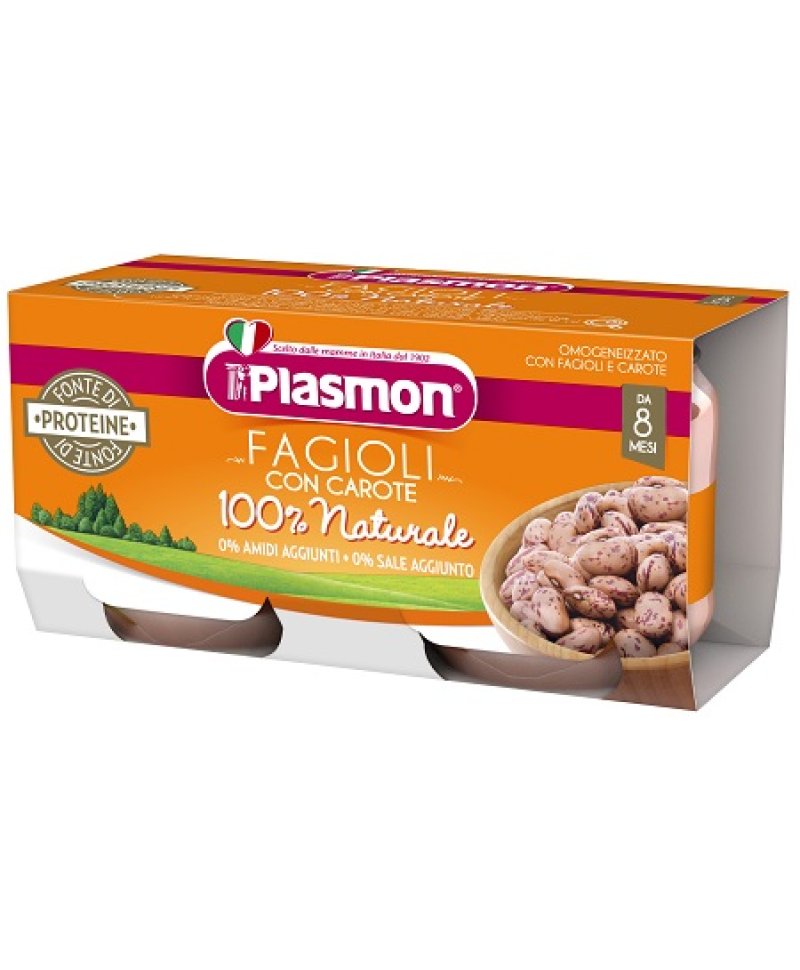 PLASMON OMOG FAGIOLI BORL 2X80G