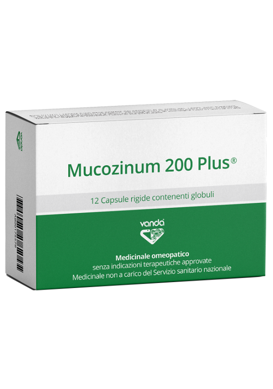 MUCOZINUM 200 PLUS 12 Capsule VANDA