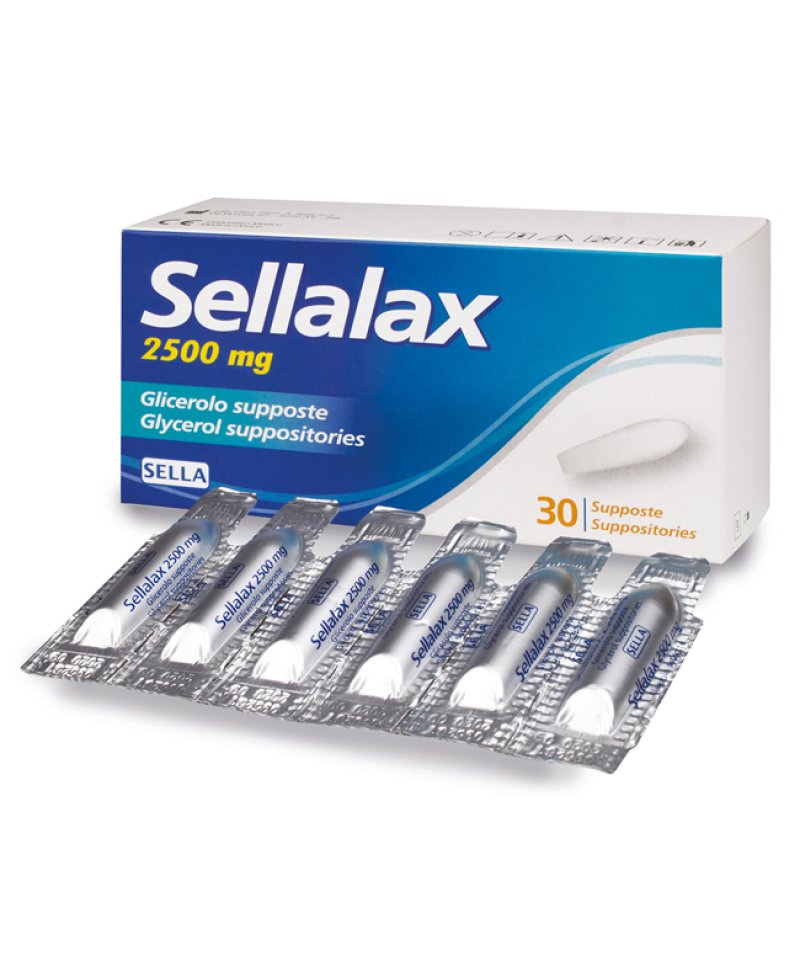 SELLALAX 2500MG SUPP GLIC 30PZ