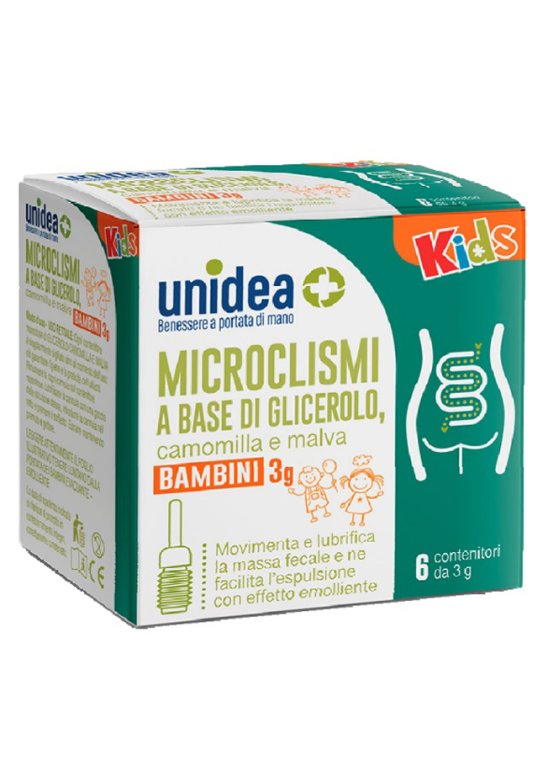 UNIDEA MICROCLISMI KIDS   3MG