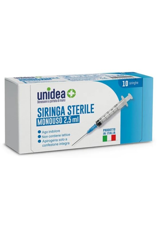 UNIDEA SIRINGA MONOUSO    2,5ML
