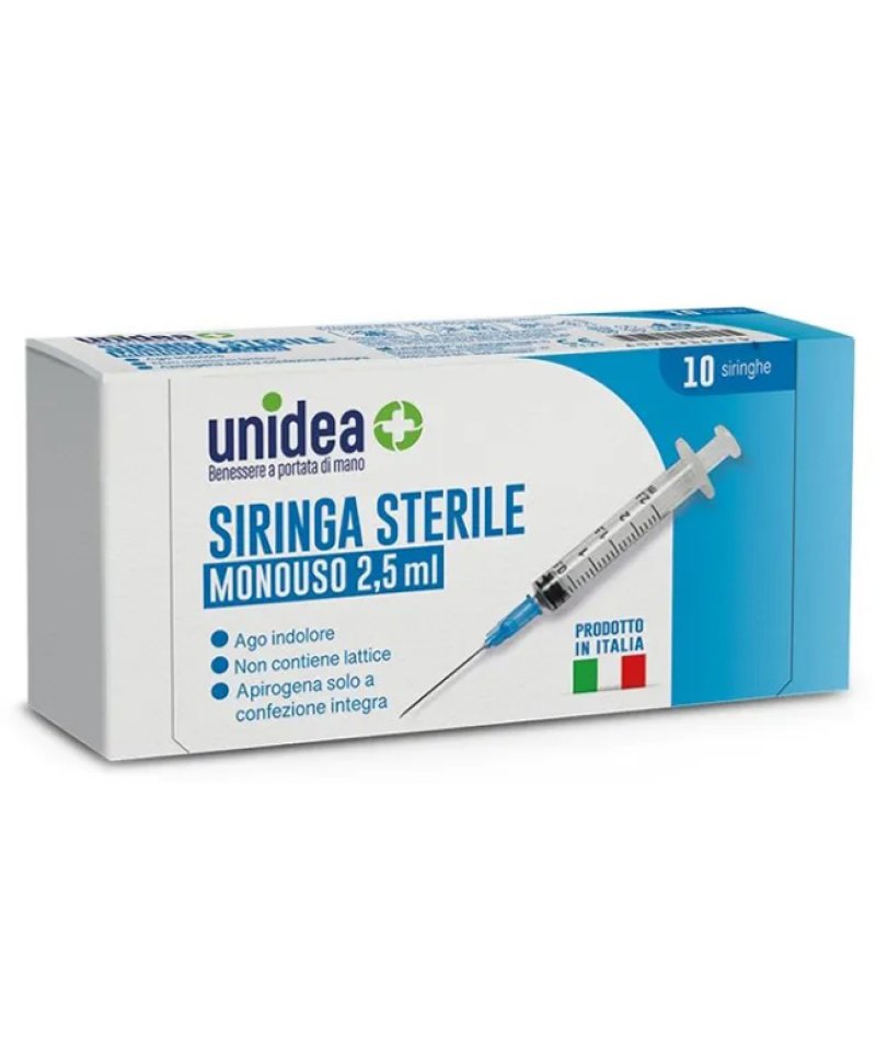 UNIDEA SIRINGA MONOUSO    2,5ML