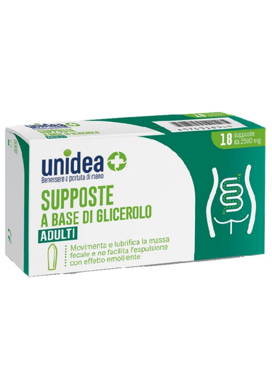 UNIDEA SUPPOSTE GLICERINA 2500MG
