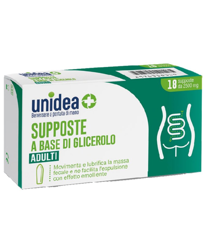 UNIDEA SUPPOSTE GLICERINA 2500MG