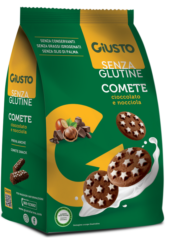 GIUSTO-S/G COMETE BISCOTTI200G