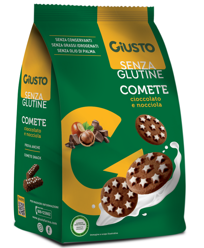 GIUSTO-S/G COMETE BISCOTTI200G