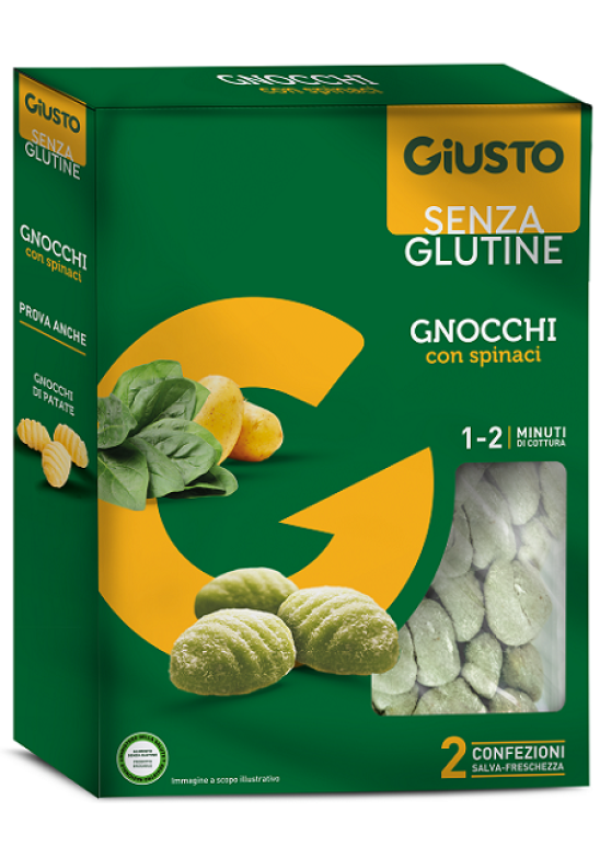 GNOCCHI C/SPINACI S/GL 2X250GR G