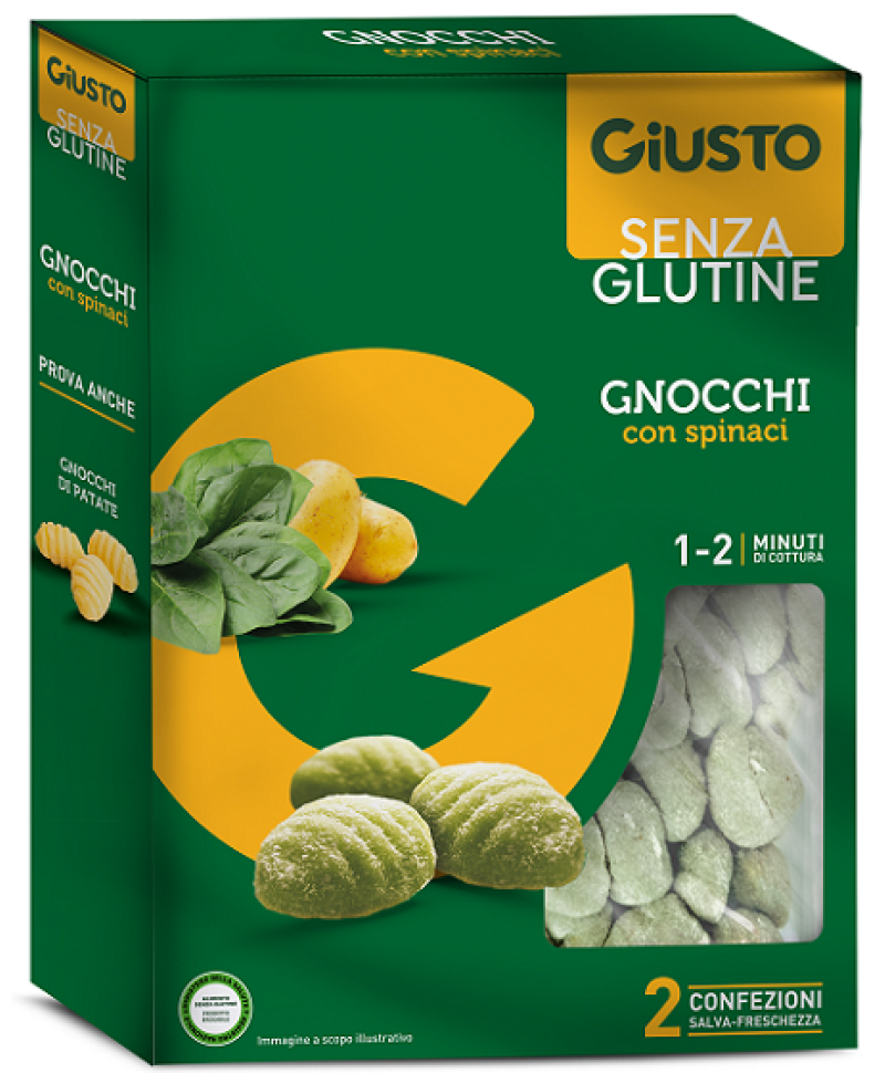 GNOCCHI C/SPINACI S/GL 2X250GR G GNOCCHI C/SPINACI S/GL 2X250GR G