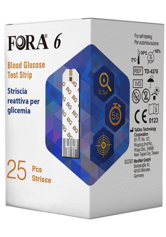 FORA6 STRISCE GLICEMIA 25PZ